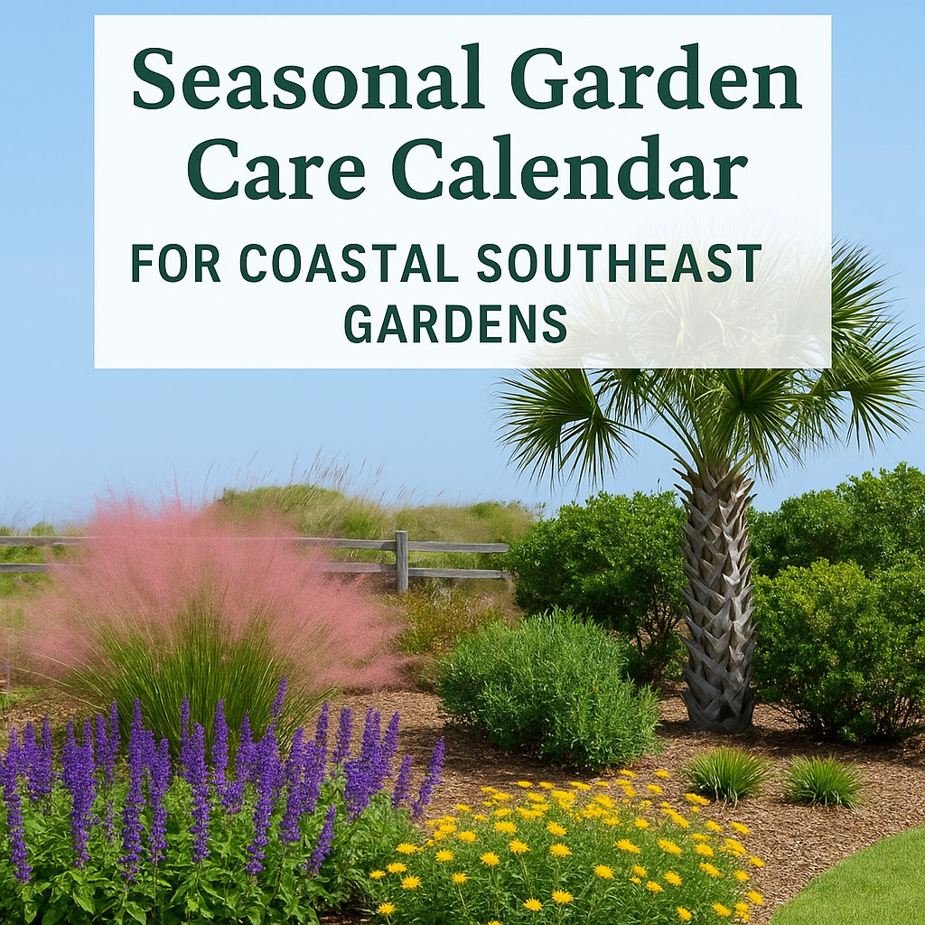 Seasonal Garden Care Calendar for Coastal Southeast Gardens